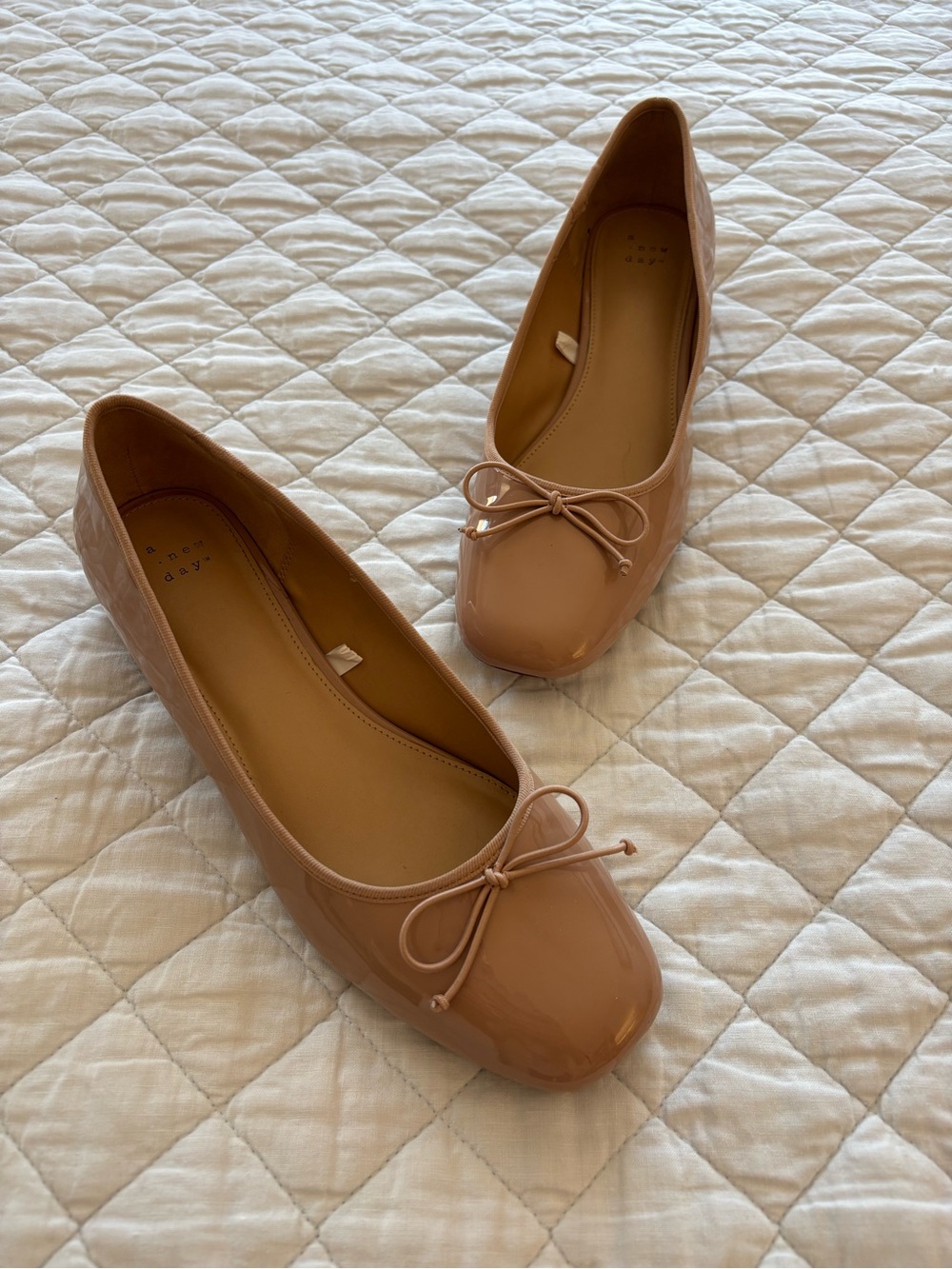 Women’s Joy Ballet Pumps - A New Day - Beige size 11